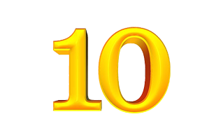 Number Ten PNG