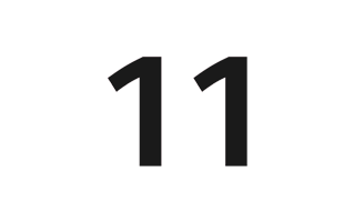 Number Eleven PNG