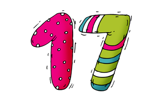 Number Seventeen PNG