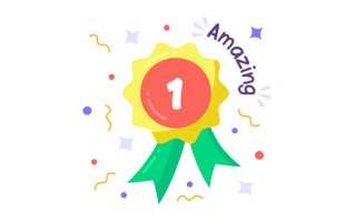 1st Place Free Sticker PNG