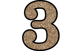 Number Three PNG