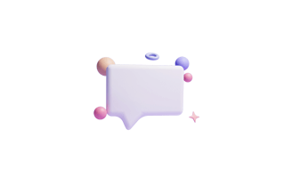 3D Text Box PNG