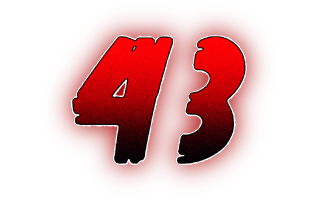 Number Forty Three PNG