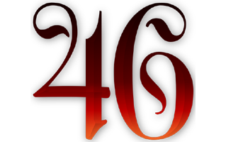 Number Forty Six PNG