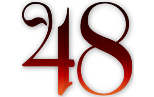 Number Forty Eight PNG