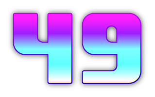 Number Forty Nine PNG