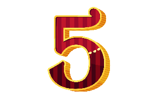 Number Five PNG