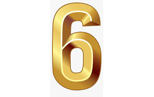 Number Six PNG
