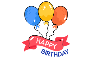 Birthday Free Sticker PNG