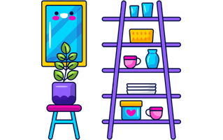 Shelf Sticker PNG