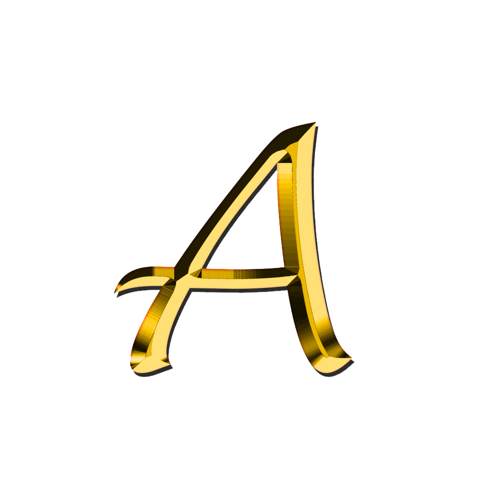 A Alphabet Transparent Image