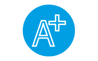 A Plus Sticker PNG