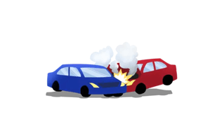 Accident Car Free Sticker PNG