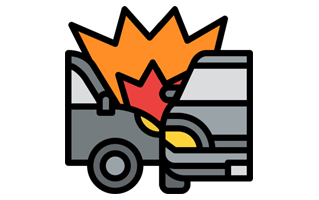 Accident Car Sticker PNG