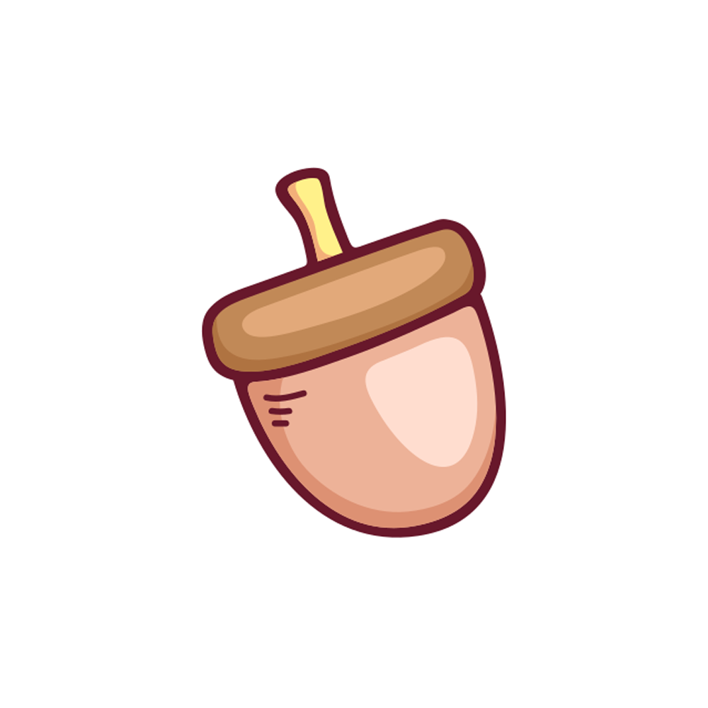 Acorn Free Sticker Transparent Picture