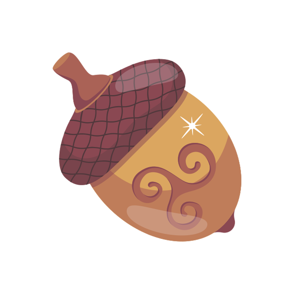 Acorn Free Sticker Transparent Clipart