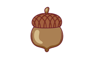 Acorn Free Sticker PNG