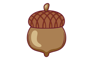 Acorn Sticker PNG