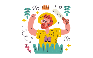Adventurer Free Sticker PNG
