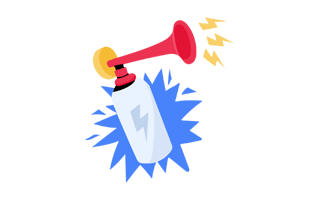 Air Horn Sticker PNG