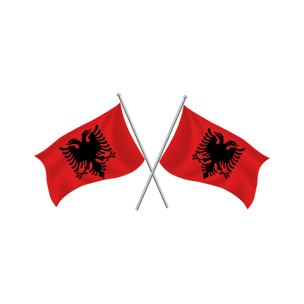 Albania Flag Transparent Clipart