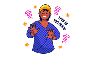 Annoyed Free Sticker PNG