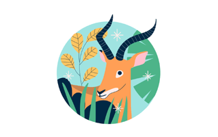 Antelope Free Sticker PNG