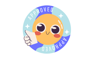 Approved Free Sticker PNG