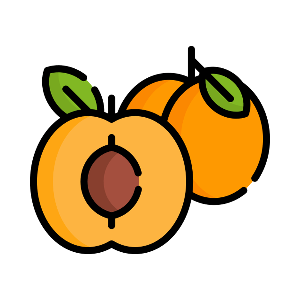 Apricot Free Sticker Transparent Picture