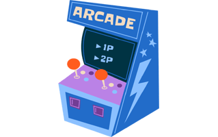 Arcade Free Sticker PNG