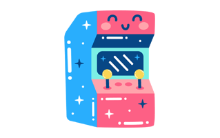 Arcade Game Sticker PNG