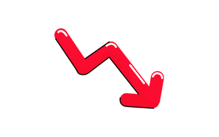 Arrow Down Free Sticker PNG