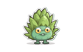 Artichoke Sticker PNG