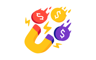 Attract Free Sticker PNG