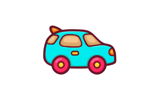 Baby Car Sticker PNG
