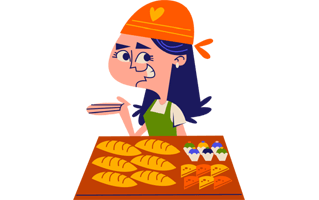 Baker Free Sticker PNG