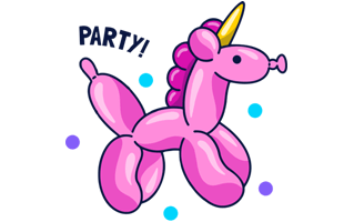 Balloon Dog Free Sticker PNG