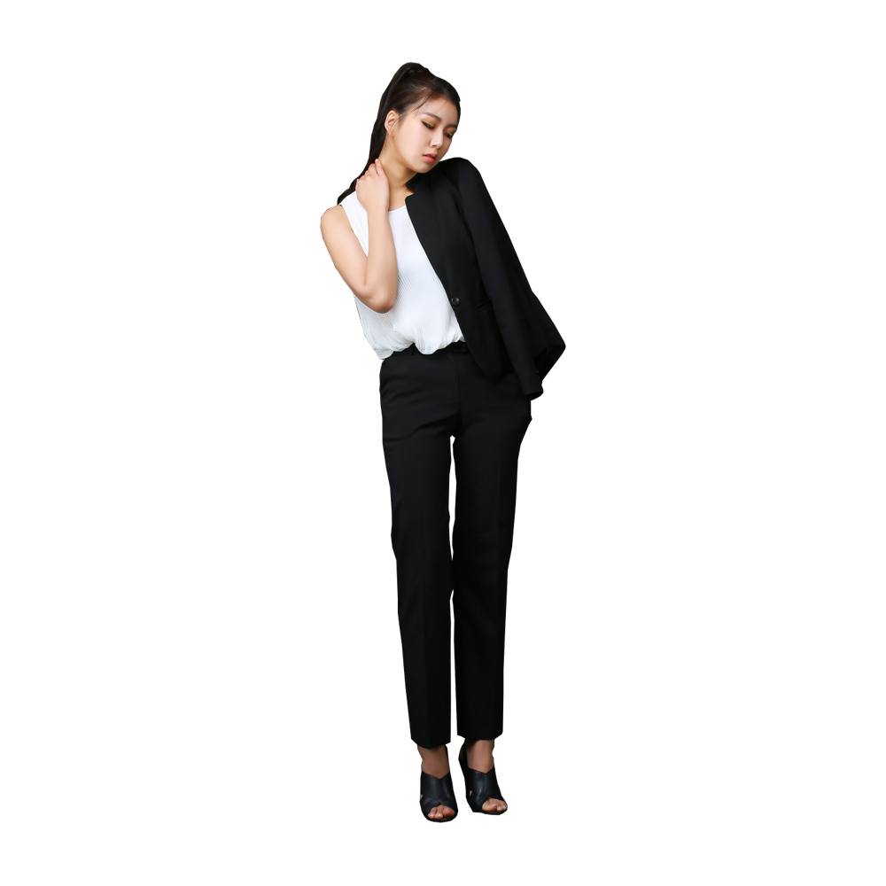 Ban Ji Hee In Black Dress Transparent Photo