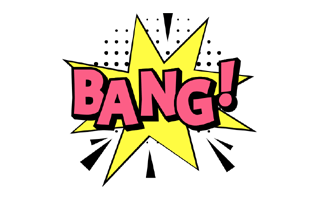 Bang Free Sticker PNG