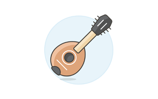 Banjo Sticker PNG