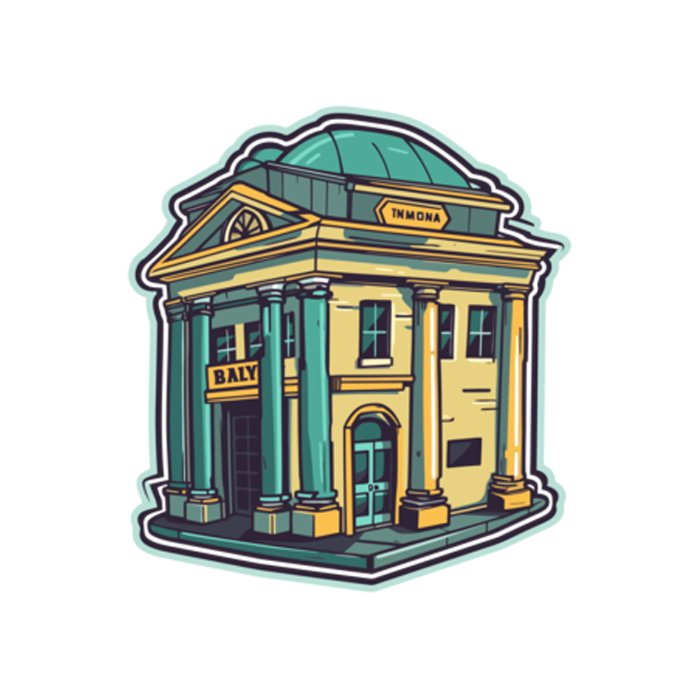 Bank Sticker Transparent Clipart