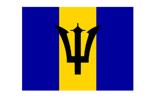 Barbados Flag PNG
