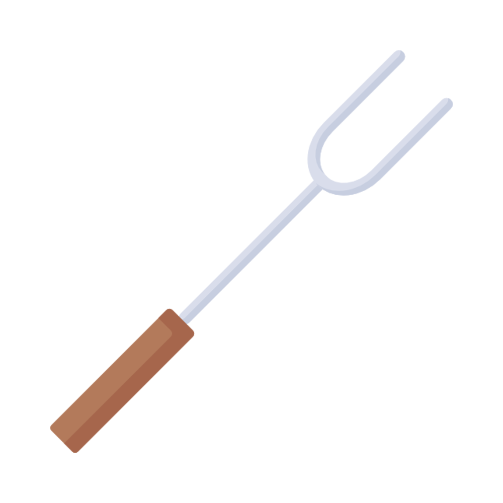 Barbecue Fork Free Sticker Transparent Picture