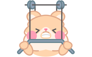 Barbell Sticker PNG