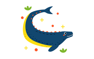 Basilosaurus Sticker PNG