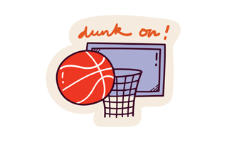 Basketball Free Sticker PNG
