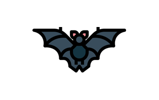 Bat Animal Sticker PNG