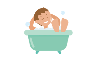 Bath Free Sticker PNG