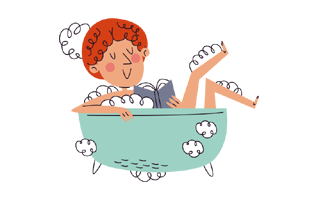 Bath Sticker PNG