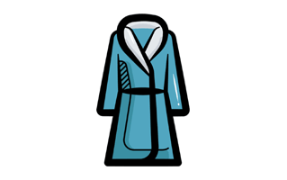 Bathrobe Free Sticker PNG